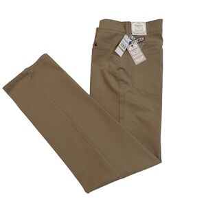 Flag‎ & Anthem Castleton Stretch Chino Portland Relaxed Fit Khaki Size 29WX32L